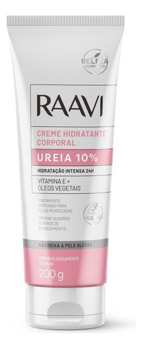 Creme Hidratante De Ureia 10% Raavi 200g
