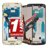 Tela Para Moto G6 Play Xt1922 Display + Aro + Conector Turbo