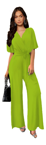 Palazzo Jumpsuit Con Escote V Modelo Lara Marca Fiorelli