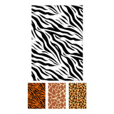 Painel Festa Retangular Sublimado Animal Print  1,50x2,20