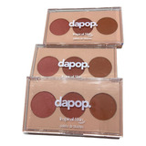 Paleta Trio De Blushes Tropical Skin Da Dapop Tom Da Maquiagem Paleta Com 3 Tons Sendo 1 Matte 1 Aveludado E 1 Cintilante