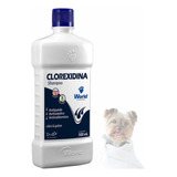 Cachorro Se Coçando E Se Mordendo Remédio Clorexidina 500ml