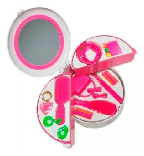 Neceser Set Belleza Espejo Maletín Para Niñas