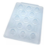 Forma Silicone 3 Partes Mini Bombom 20g Ref. 3500 Sp40 Bwb