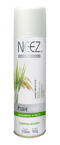 Neez Profissional Shampoo A Seco Cabelos Oleosos 250ml