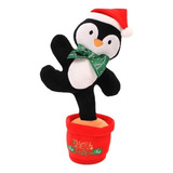 Juguete Navideño De Peluche Para Cantar, Bailar, Musical, De