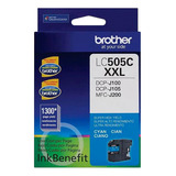 Cartucho Original Brother Lc505c Dcp J100 J150 J200 1.3k