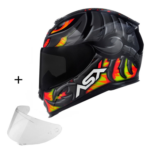 Capacete Axxis Masculino Feminino Esportivo + Viseira Extra