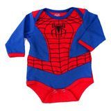 Mameluco Body  Bebé Spiderman Disfraz Hombre Araña