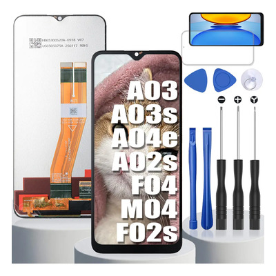 Pantalla para Samsung A03s Samsung A02s Samsung A03 Táctil Lcd para Samsung Galaxy A04e Samsung M04 Samsung F02S Samsung F04 Display LCD Tft Incell Negro | MercadoLibre