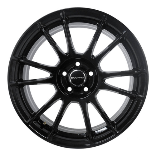 Jogo De Roda Oz Ultraleggera S251 17 5x100 Ford Preto Brilho