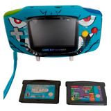 Game Boy Advance Con Carcasa Venasaur Y Pantalla Ips