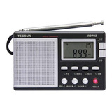 Rádio Tecsun R-9702 Am/fm Stéreo/sw Cor Preto Frete Grátis