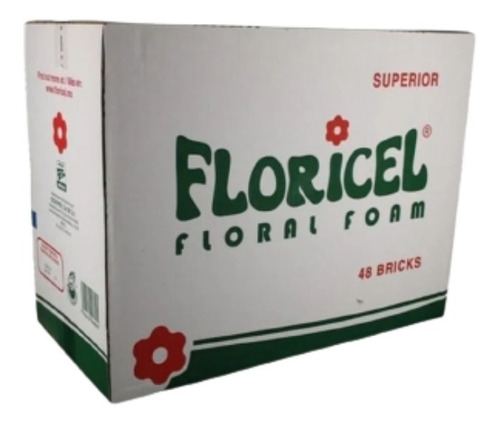 Esponja Para Arreglos Florales  Floricel  12 Pzs 