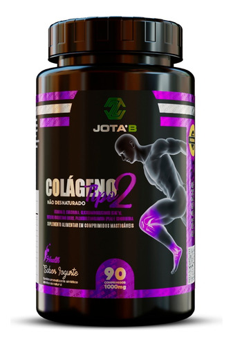 Colágeno Tipo 2 + Vitaminas - 90comp. 1000mg - Mastigável
