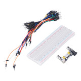 Breadboard Kit Electric 830 Puntos De Amarre Para Principian