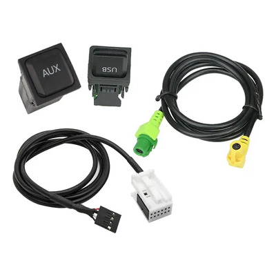 Car Usb Aux Switch Cable Audio Adapter Rcd510 Rns315 For- B6 | MercadoLibre