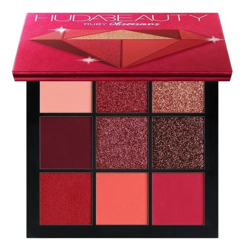 Paleta De Sombras Obsessions Huda Beauty 9 Cores - Original