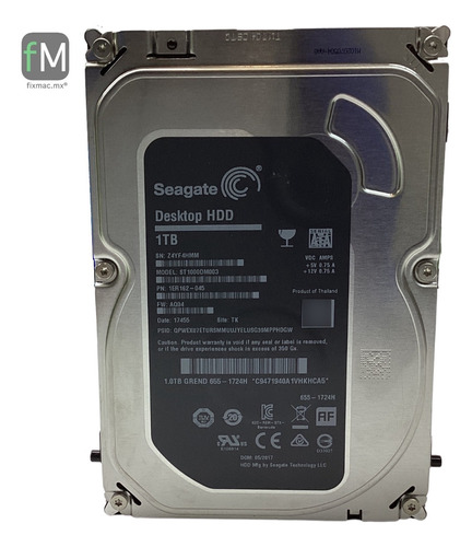 Disco Duro Interno Seagate 1tb Original Para iMac A1419 