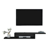 Estante Modular Mesa  Tv  Lcd/led  Flotante   ¡armado!negro