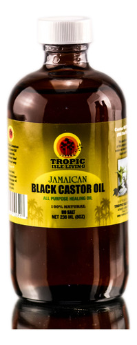 Aceite Tropic Isle Living De Ricino Negro Jamaicano, 8 Ml