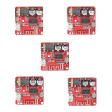 5x Placa Receptor De Áudio Bluetooth 4.1  Mp3