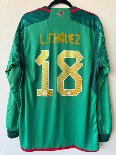 Luis Chavez #18 - Hombre Large - Jersey Seleccion Mexicana