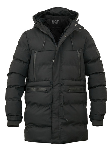 Campera Puffer Hombre Parka Impermeable Abrigo Puño Briganti