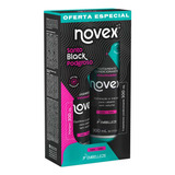 Kit De Shampoo E Condicionador Novex Santo Black