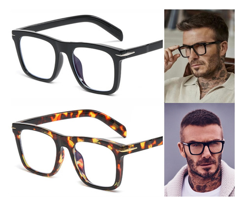 Gafas Monturas Beckham - Luz Azul Descanso Gamer Celular