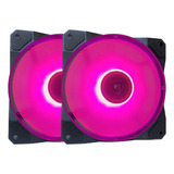 Ventilador Apevia Co212l-pk Cosmos 120mm Pink Led Ultra Sile