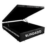 Cama Box Baú Casal Padrão 138 X 188 - Blindado / Reforçado 