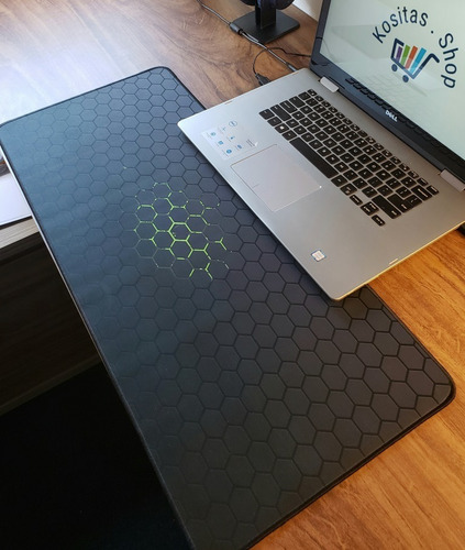 Mouse Pad Gamer Xl 70x30 Cm - Moderno Diseño En Negro