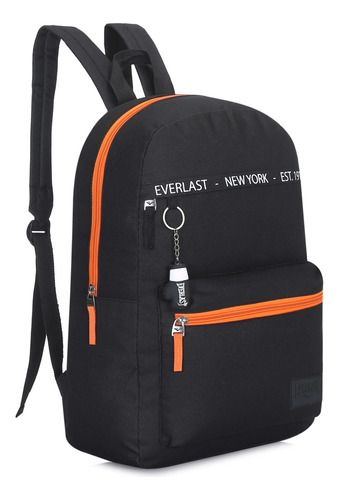 Mochila Everlast Antirobo + Llavero Reforzada Urbana Hb