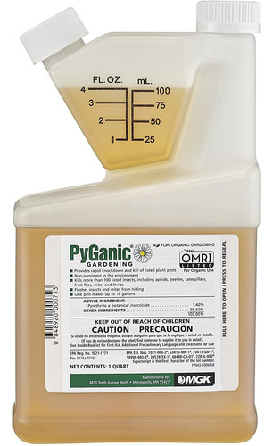 Mgk - 10132 - Jardinería Pyganic - Producto De Jardín - 32oz