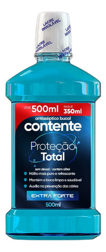  Enxaguante Antisseptico Bucal Menta Zero Alcool 500ml Tar