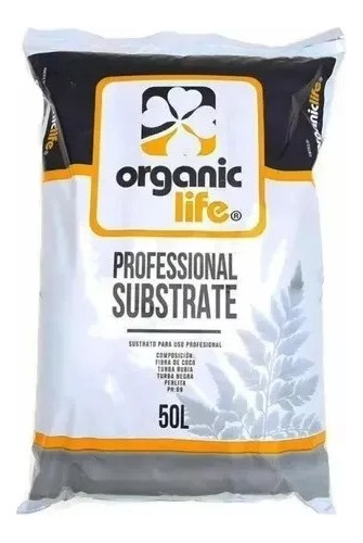 Sustrato Tierra Profesional Organic Life 50 Lts