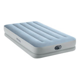 Colchon Cama Inflable Alto Queen + Bomba 203cm Acampar Intex