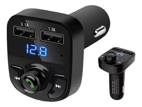 Transmisor Bluetooth Encendedor Auto Usb Micro Sd Fm Cargado