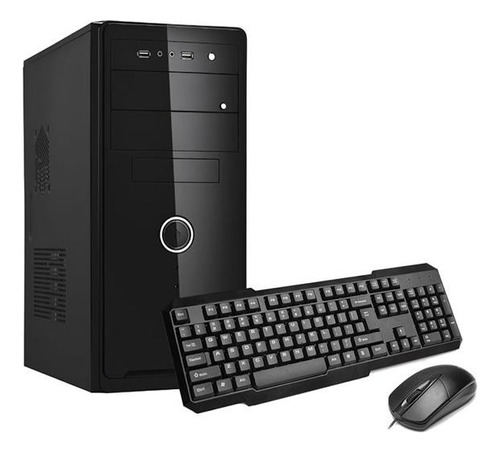 Gabinete Kit Atx Estandar C/fuente, Teclado Mouse