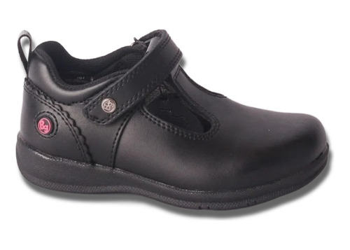 Zapato Escolar Cuero Niña Bubble Gummers, 245-6003 Negro