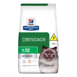 Ração P/gatos Hills R/d Obesidade 1,81kg - Controle De Peso