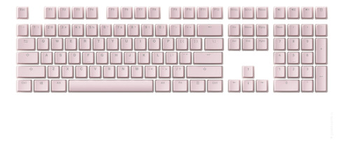 Keycaps Pudim Pink P Teclado Mecanico Akko Sakura Jelly Ansi