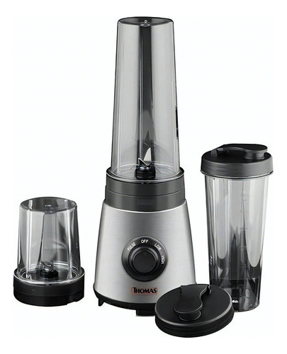 Licuadora Personal Blender Thomas Th-300pb 600 Ml Inox + Acc Color Gris