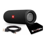 Bocina Jbl Flip 5 Portátil Con Bluetooth Black Matte 