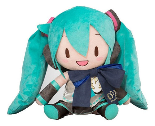 Hatsune Miku Green Muñeca Peluche Juguete Niños Regalo 32cm