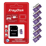 Cartão De Memória Micro Sd Xraydisk 128gb Adaptador Sd Card