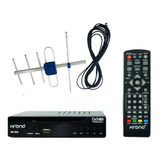 Decodificador Tdt Krono Digital Hd + Antena Aerea Exterior