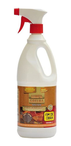 Limpa Limpeza Grelha Spray 1 Litro Churrasco Churrasqueira