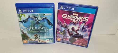 Kit 2 Jogo Guardioes Da Galaxia E Horizon Forbidden West Ps4